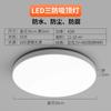 Luz de Techo LED de Espectro Completo a Prueba de Tres Factores, Diseño Redondo Ultradelgado para Baño, Balcón, Dormitorio, Cocina y Pasillo