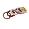 Clásico Superventas Super Asequible 10 Colores Bandas Gruesas para el Cabello Alta Elasticidad Anillo de Toalla Jacquard sin Costuras Bandas de Goma Accesorios para el Cabello