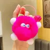 Cartoon bonito coelho elfo pequena bola de carvão carro chaveiro boneca criativa saco escolar pingente casais pequenos presentes atacado