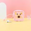 Lindo Monedero Pequeño de Dibujos Animados Bolsa de Silicona Monedero Bolsa para Llaves Mini Llavero En Stock Bolsa para Audífonos Labubu