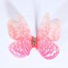 Alas de Mariposa de Tul Artificial de Doble Capa Estéreo de 4 cm Accesorios DIY Hechos a Mano Accesorios para Tocado de Vestido Antiguo Hanfu de Mujer