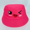 Chapéu de Pescador Fofo de Desenho Animado Infantil Transfronteiriço Chapéu de Sol para Passeio de Verão Chapéu Balde Casual Versátil