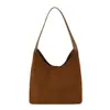 Bolsa de Ombro Retro Fosca Grande Capacidade Estilo Coreano para Mulheres Outono 2025 Moda Simples de Alta Qualidade Bolsa de Axila para Sogra