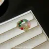 Anillo de Calabaza con Perlas Nuevo 2025 Anillo de Dedo Elegante de Gama Alta de Nicho para Mujer Anillo de Moda de Lujo Ligero Versátil