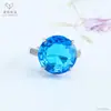 Anillo de Vidrio Colorido Retro Europeo y Americano Ai Yu Banda de Anillo Ajustable Transfronterizo Transmisión en Vivo Venta Caliente Venta al por Mayor S5021511