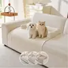 Sofá cama para pets de alta qualidade, quente e espesso, com enchimento de algodão espacial, projetado para gatos e cães, apresentando uma superfície integrada antiderrapante