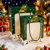 Bolsa Tote de Natal Estampagem a Quente Bolsa para Embalagem de Presente de Natal Bolsa para Presente de Véspera de Natal Embalagem de Presente de Natal