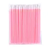 Brocha labial desechable portátil brocha para labios sombra de ojos lápiz labial brillo labial mango hueco brocha para labios pelo de nailon brocha labial pequeña herramientas de belleza