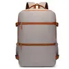 Mochila de Viaje de Negocios Popular Transfronteriza de Color Contrastante Compartimento Seco y Húmedo Mochila Doble Ligera Simple para Viajes Ocio