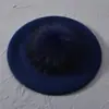 Boina Nueva de Color Sólido con Pompón Mezcla de Lana Moda Cómoda Gorro Pullover Doble Capa Cálido Gorro de Punto Sencillo
