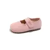Zapatos Dulces de Estilo Coreano con Volantes para Niñas, Nuevos de Primavera 2025, Zapatos de Princesa de Suela Suave, Zapatos Mary Jane, Zapatos de Una Sola Capa Versátiles, Zapatos de Cuero