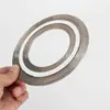Junta de metal enrollada personalizada, junta de sellado de brida estándar con anillos interior y exterior, junta de metal grafito de acero inoxidable 304