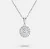Corrente de Clavícula Europeia e Americana de Novo Estilo com Design de Zircônia Microincrustada, Elegante e Versátil, com Toque de Luxo, Colar Cravejado de Diamantes de Luxo Leve