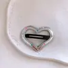 Pinza para el pelo de piel sintética plateada con lunares de colores, nube, corazón, pinza para el pelo de niños, pinza Bb, pinza dulce para el flequillo lateral de niña