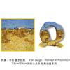 Pintura al óleo de Van Gogh 53 Pañuelo cuadrado pequeño Pañuelo de seda retro francés para mujer Sarga Impresión digital Pañuelo pequeño Pañuelo de regalo de alta gama