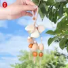 Estilo forestal hilo de color natural de cáscara de fruta estilo literario de viento claro adorno colgante producto terminado DIY llavero amuleto para bolsa paquete de materiales accesorios