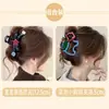 Presilhas de Tubarão Tendência de Verão em Várias Cores e Estilos, Resistentes e Antiderrapantes, Fofas Presilhas para Meio-Rabo para Estudantes, Acessórios de Cabelo Versáteis para o Dia a Dia