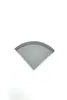Marcapáginas con forma de abanico transfronterizo marcapáginas de cuero mini portátil regalo Marcapáginas con forma de corazón clip para página de libro cubierta protectora para esquina de libro