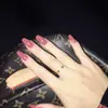 Comércio Exterior Pó Nude Elegante Manicure Elegante Estilo Europeu e Americano Elegante Adesivos de Unha Gradiente Estilo Doce Unhas Vestíveis Fofas