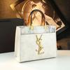 Bolso Grande 2026 Nueva Moda Patrón de Cocodrilo Elegante Versátil Diseño de Nicho Bolso de Mano para el Trabajo con un Toque de Lujo y Estilo