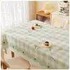 El mantel de comedor dopamina es impermeable, resistente al aceite, lavable y resistente al calor. El mantel de mesa de PVC tiene un tacto de lujo ligero y de alta gama, adecuado para la mesa de centro de la sala de estar.