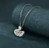 Collar de Cisne Pequeño de Plata de Ley S925 para Mujer, Lujo Accesible, Joyería de Plata Elegante y de Gama Alta, Cadena para Clavícula de Moissanita de Un Quilate