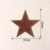 Parche Bordado de Estrella de Cinco Puntas con Lentejuelas de Colores Parche Bordado de Lentejuelas Autoadhesivo Accesorios de Ropa DIY Venta al por Mayor