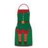 Nuevo Delantal Navideño Transfronterizo Impermeable y a Prueba de Aceite Regalo de Navidad Delantal Decorativo Creativo y Divertido a partir de una pieza