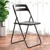 Silla de Oficina Simple Silla de Computadora Silla con Respaldo Dormitorio Hogar Taburete Plegable Reunión Entrenamiento Silla con Respaldo Taburete Venta al por Mayor