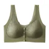 Sutiã com Fecho Frontal, Lingerie para Meia-Idade e Idosos, Sem Aro, Push-Up, Sem Costura, Tamanho Grande, Sutiã Feminino 8828