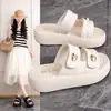 Ropa de verano para exteriores con falda, sandalias de slip-on para mujer, nuevas sandalias de estilo de hada de verano 2026, zapatos de playa