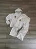 Marca Europeia e Americana Transfronteiriça Tendência Outono e Inverno Moletom com Capuz e Zíper Estampado e Conjunto de Calças Moda High Street Casual Esportivo