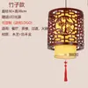 Nova lanterna vermelha de cerâmica Jingdezhen estilo chinês para entrada, hall de entrada, varanda, montada no teto, adequada para pousada, pode ser usada como luminária pendente