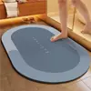 Alfombrillas de Baño Sencillas de Color Sólido, Alfombrillas de Suelo Absorbentes de Agua Antideslizantes para el Hogar, Felpudos Fáciles de Cuidar para la Entrada y la Puerta de Entrada para Entregas