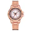 Comercio Exterior Adivinación Encaje Diamante Moda Reloj para Mujer Reloj de Mujer Correa de Acero Reloj de Cuarzo Procesamiento y Personalización