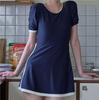 2024 vestido de una pieza para entrega, traje de baño conservador de una pieza para mujer, adelgazante que cubre el vientre, sexy, para vacaciones en la playa, aguas termales