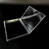 14,5*11 Caixa de Armazenamento Cílios Postiços Quinze Quadrados Fundo Branco Caixa Transparente CD Cultural Criativo Caixa de Embalagem Plástica de Grande Capacidade