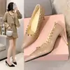 Zapatos de tacón de moda para mujer, colección primavera 2026, estilo nuevo, tacones de aguja, punta fina, tacones altos sexys, pala poco profunda, tacones ultra altos, color liso