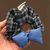 Ligas para el cabello estilo coreano, ligeras, con estampado de leopardo, elásticos para el cabello retro extragrandes, bandas elásticas para el cabello muy elásticas, scrunchies de moda para mujer