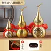 Calabaza de Cobre de Boca Abierta de Latón con Cabeza de Dragón y Ocho Trigramas, Calabaza de Cobre con Ocho Trigramas para Entrada del Hogar, Adorno Regalo de Cobre