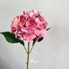 Flor de Hortensia Artificial 3D Individual para Decoración del Hogar, Arreglo Floral, Decoración de Escena de Boda y Venta al por Mayor