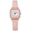 Reloj Cuadrado Pequeño de Bosque de Aspecto Elegante para Mujer, Reloj de Correa Pequeño Fresco y Sencillo, Reloj de Examen Nicho para Fiesta de Estudiantes