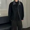 Abrigo de Lana Hombre Otoño Hombres Jóvenes Estilo Old Money Ropa de Hombre Sensación de Alta Gama Estilo Corto Chaqueta Gruesa de Lana de Invierno para Hombre