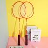 Set de Rackets de Bádminton para Entrenamiento de Estudiantes para Uso en Casa, Set Doble de Rackets de Bádminton para Adultos con Mango de Esponja, Alta Elasticidad y Duradero, Logo Personalizado del Fabricante
