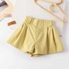 Shorts Femininos 2025 Novos Calças Saia Versátil Infantil Fino Solto Casual Esportivo Hot Pants