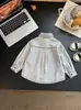 Conjunto de Ropa de Trabajo para Niños Otoño Nuevo Estilo Chaleco con Capucha Camisa de Mezclilla Pantalones Anchos Estampado de Tinta Conjunto de Tres Piezas Seguridad Clase A