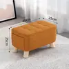 Banquinho de Pé Escritório Escadinha Apoio para os Pés Banquinho de Pé Apoio para os Pés do Sofá Pedestal de Madeira Maciça