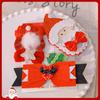 Decoraciones navideñas 2024 traje festivo adulto niños regalo de Navidad sombrero diadema transfronterizo fábrica venta al por mayor
