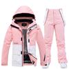 Nuevo traje de esquí de snowboard para hombre y mujer, cálido y grueso, estilo coreano, pantalones de esquí