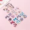 Pendente de Gato Listrado Longo Gatinho Cartoon Pintado de Corpo Longo Brinco DIY Chaveiro Ornamento Acessórios Atacado